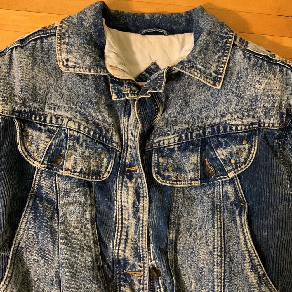 **Vintage** Quilted Denim Coat | 16 1/2 16W
